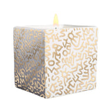 Gold Pattern Keith Haring Squared Perfumed Candle