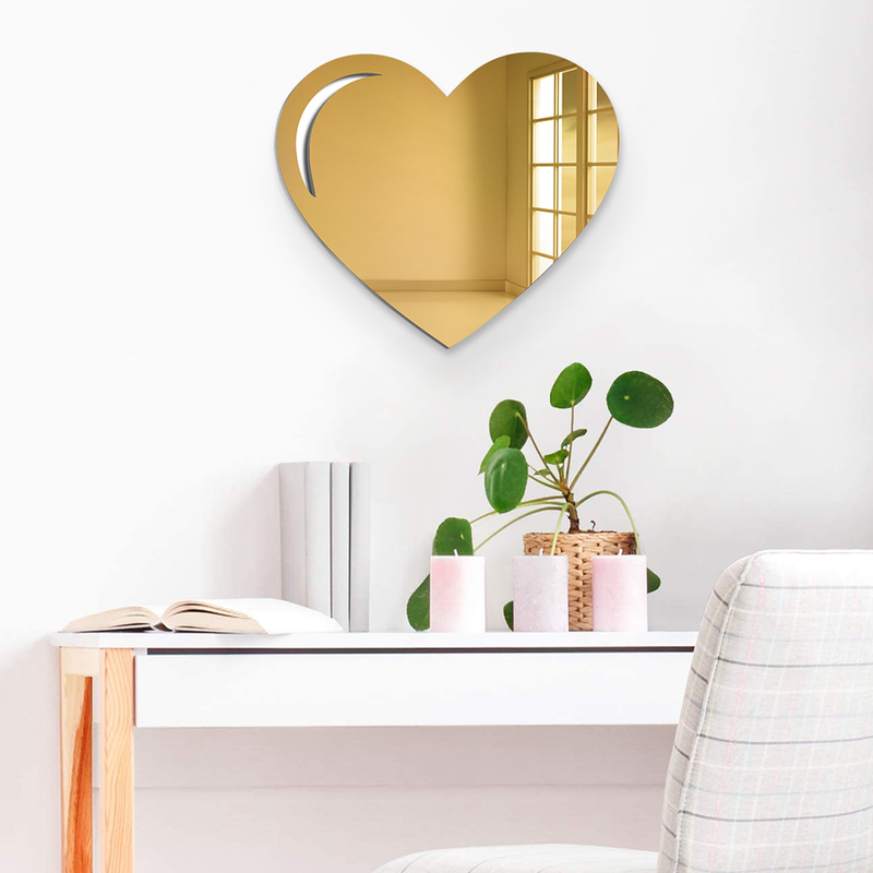 Heart Mirror- Acrylic Wall Art