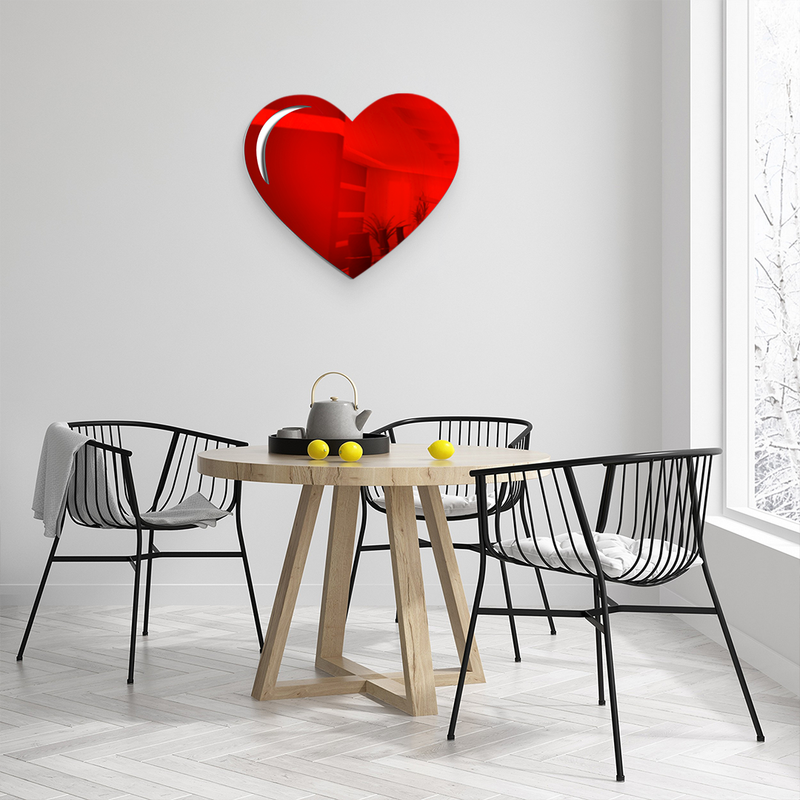 Heart Mirror- Acrylic Wall Art