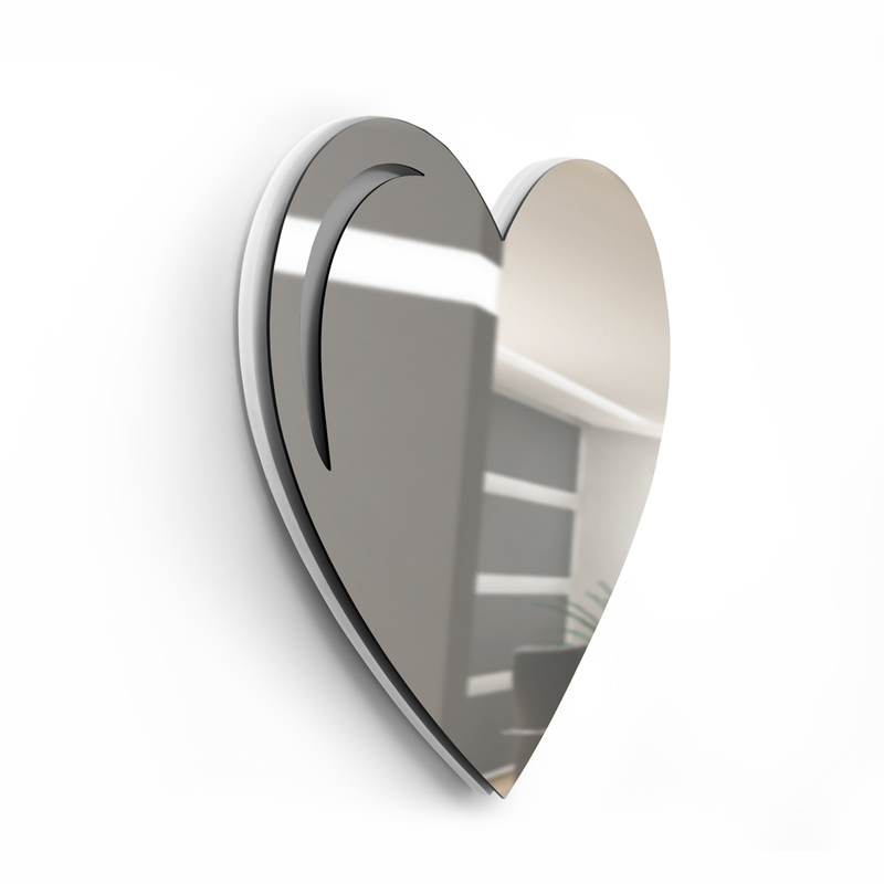 Heart Mirror- Acrylic Wall Art