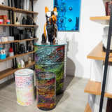 Art Oil Barrel - Table