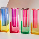 Rainbow Acrylic - Flower Vase