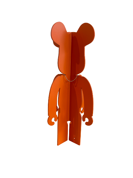 Bearbrick Inspired Metal Sculpture