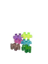 Resin Puzzle Pieces Set of 6