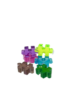 Resin Puzzle Pieces Set of 6