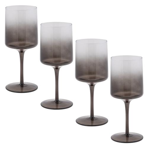 Mid Century Wine Glass Set of 4