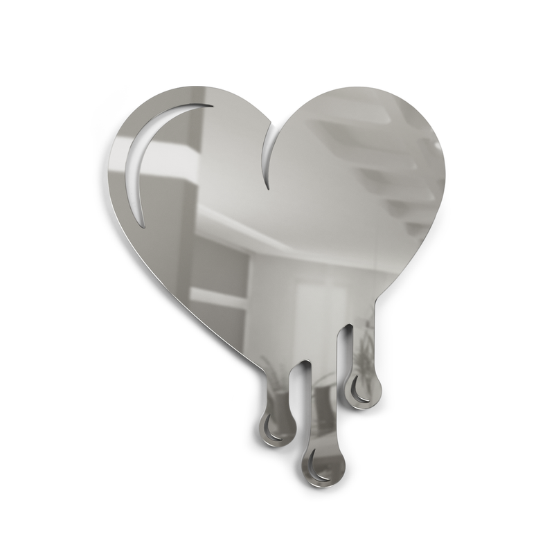 Melting Heart Mirror - Acrylic Wall Art