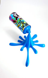 Graffiti Monopy Splash - Spray Can Sculpture