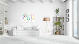 Multi Drip 4-Set - Acrylic Skate Wall Art