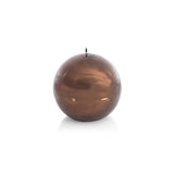 Chestnut Metallic Ball Candle