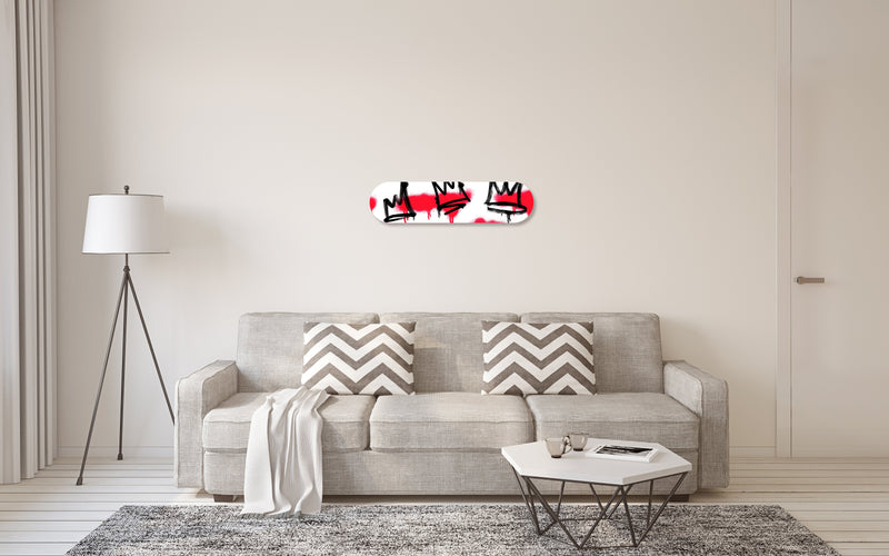 Red Crown Individual - Acrylic Skate Wall Art