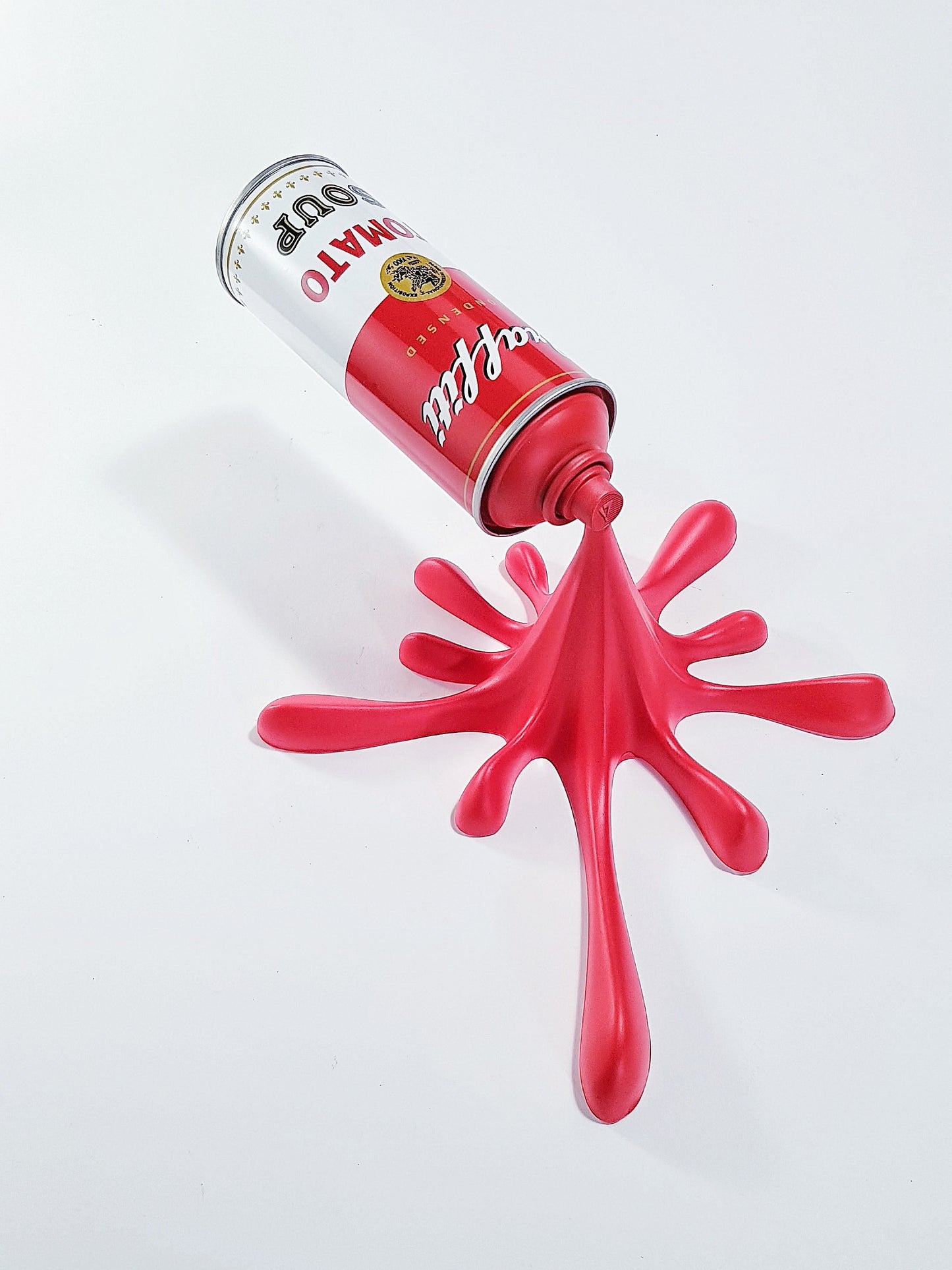 Soup Splash - Spray Can Sculpture lo