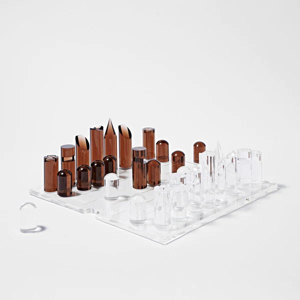 Lucite Chess & Checkers - Game