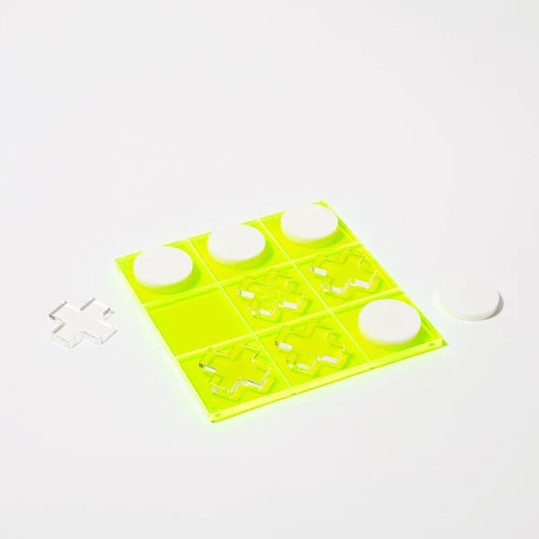 Lucite Neon Tic Tac Toe - Game
