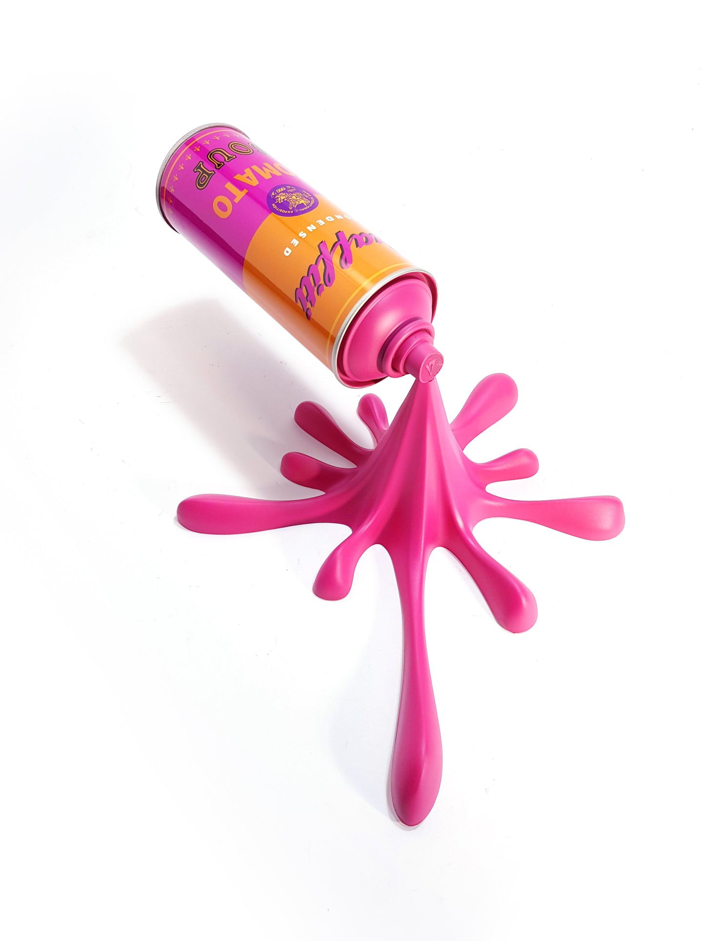 Soup Splash - Spray Can Sculpture lo