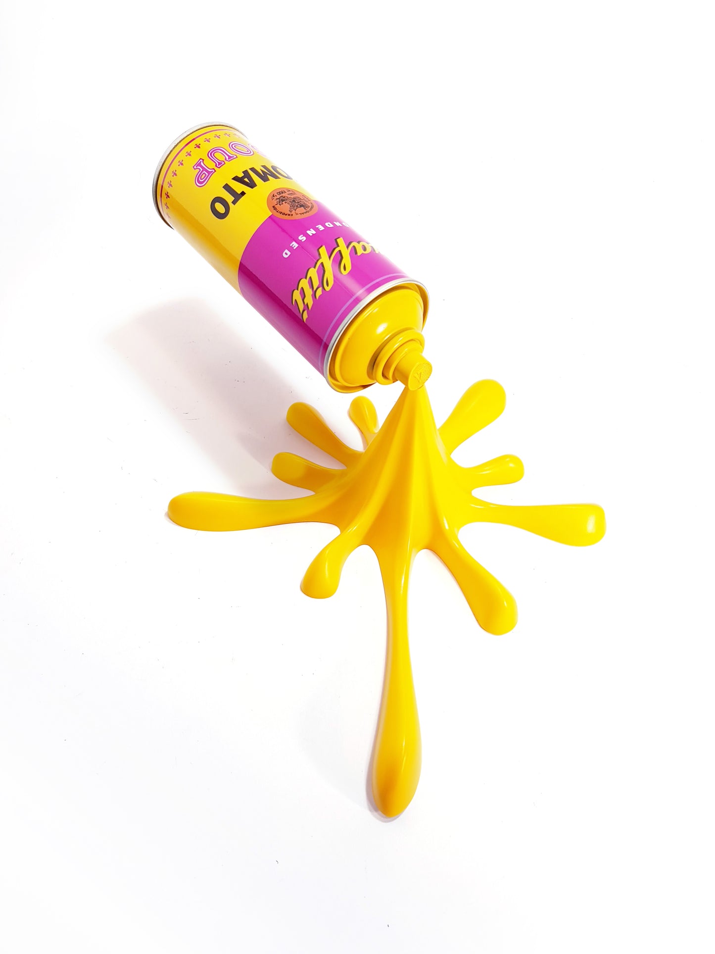 Soup Splash - Spray Can Sculpture lo