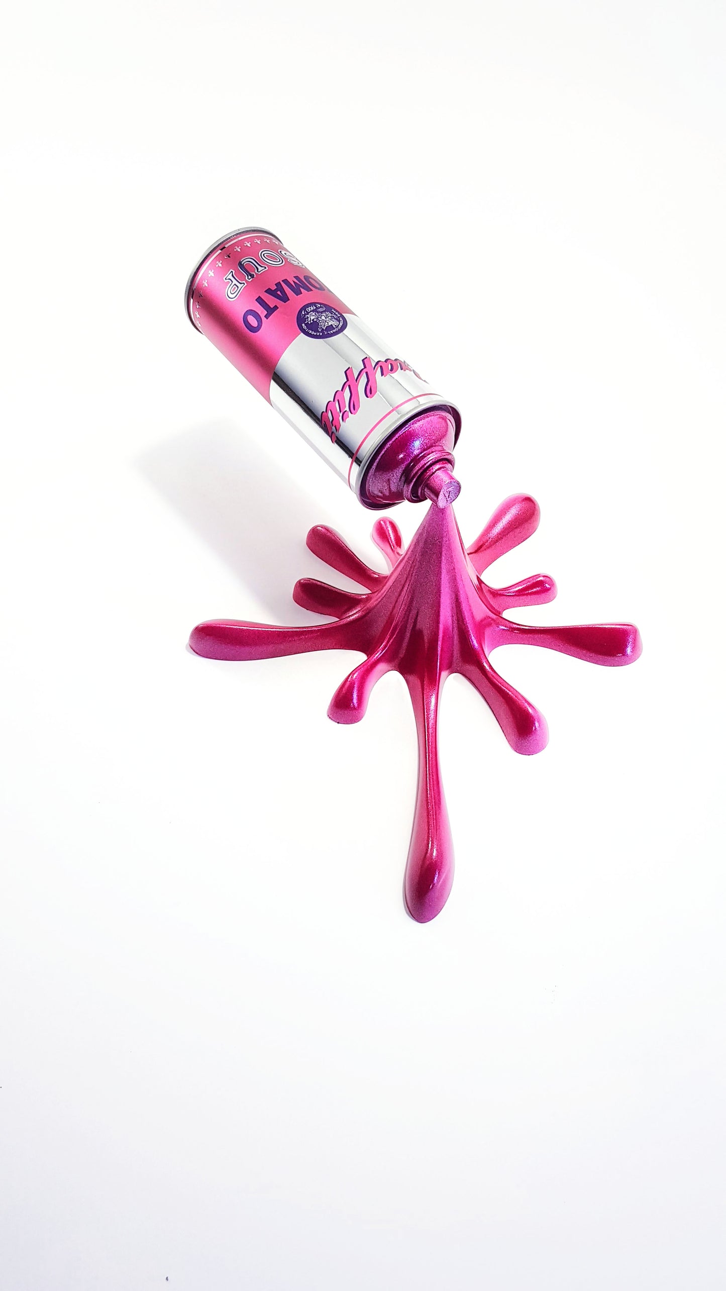 Soup Splash - Spray Can Sculpture lo