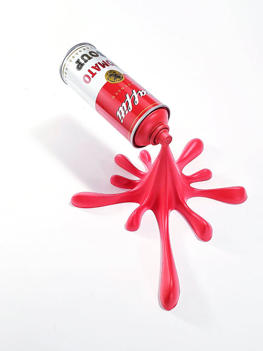 Soup Splash - Spray Can Sculpture lo