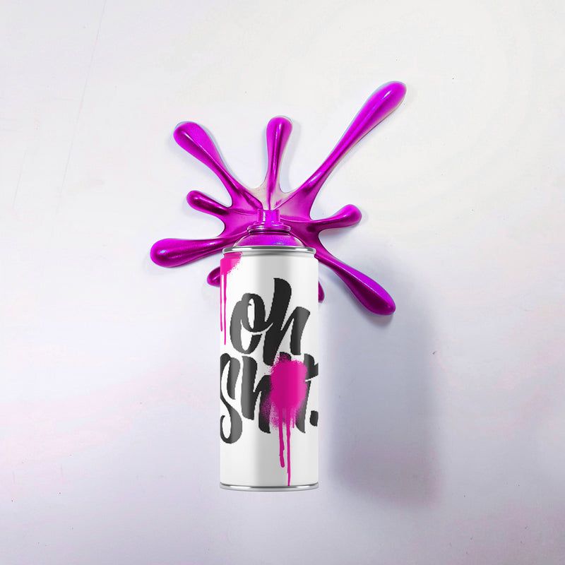 Oh Sh*t - Spray Can Sculpture