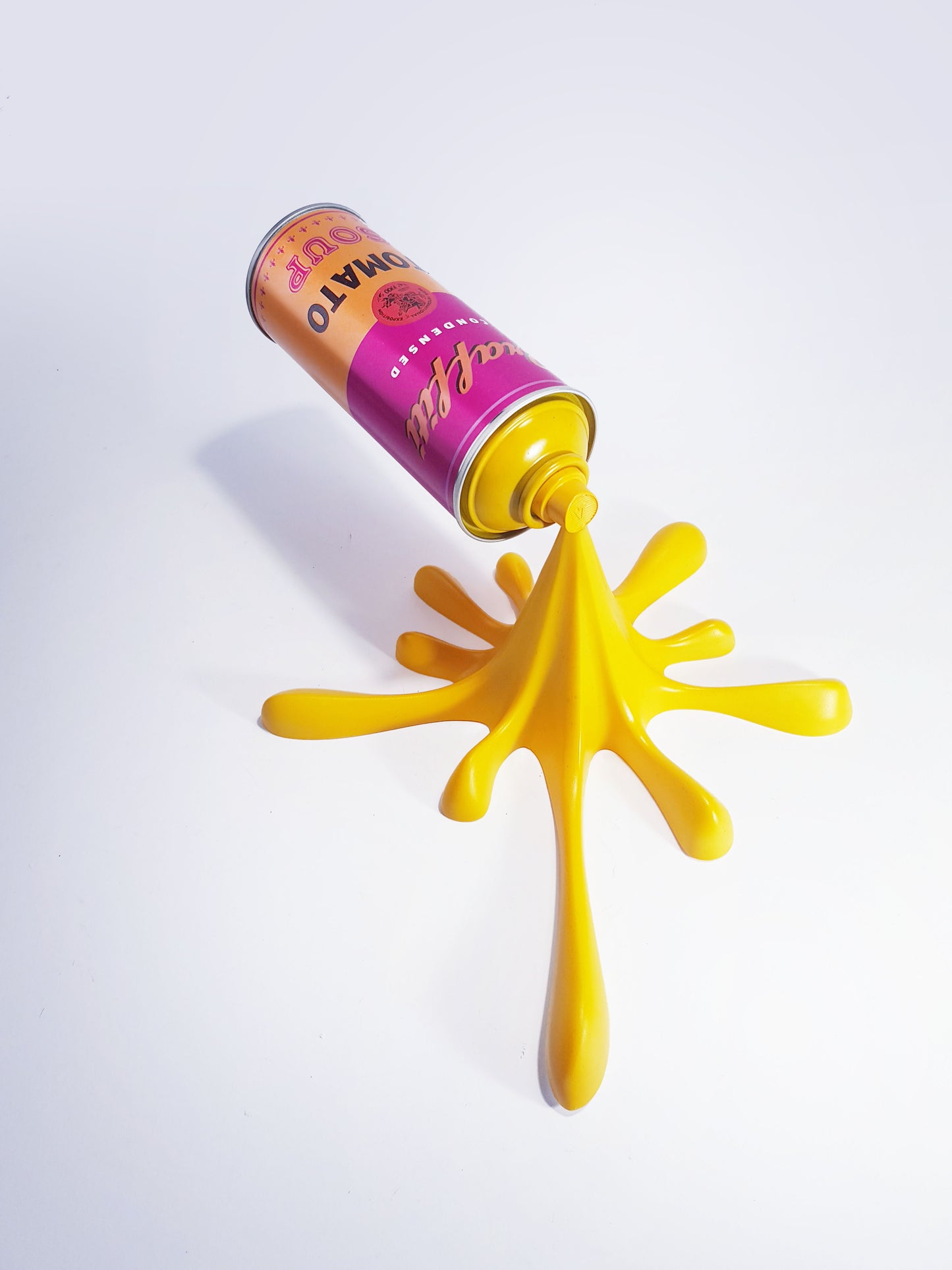 Soup Splash - Spray Can Sculpture lo