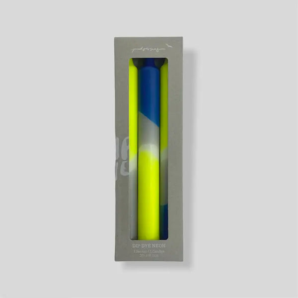 Dip Dye Neon Set of 3- Candles