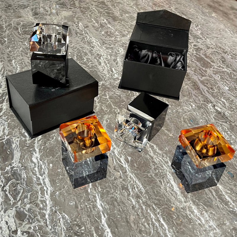 Two Tone Candle holders Set