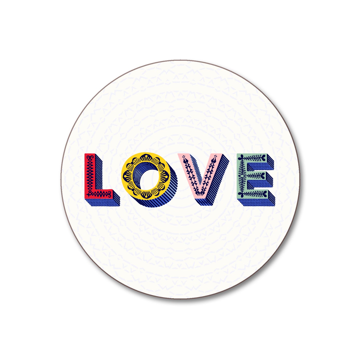 Fun Words Coasters Set of 4
