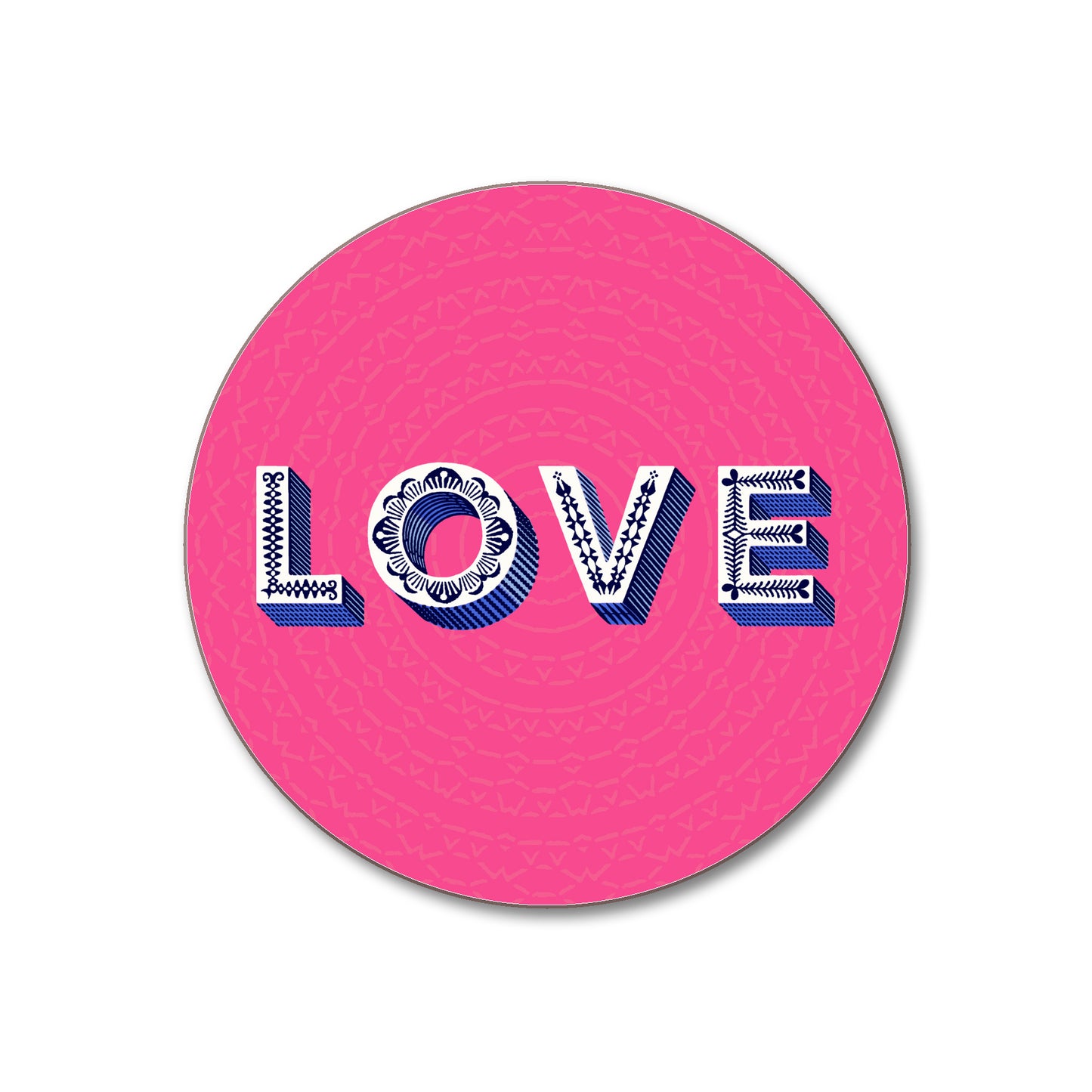 Fun Words Coasters Set of 4