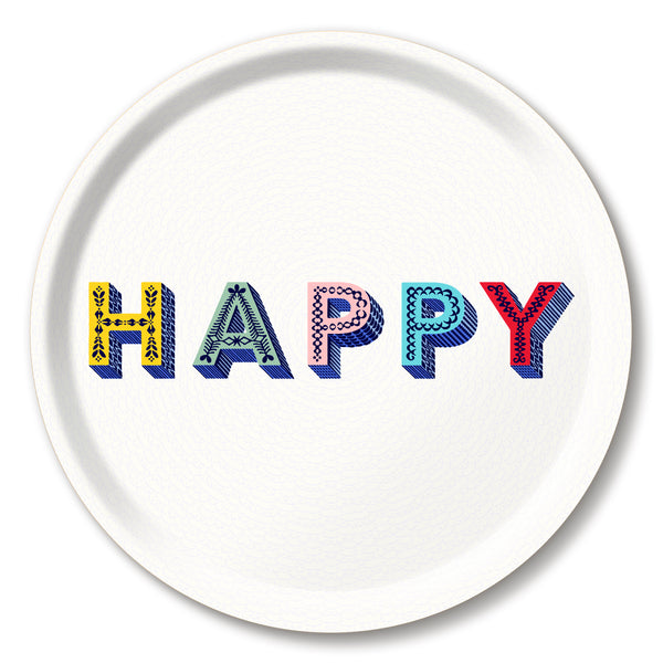 Happy Round - Serving Tray