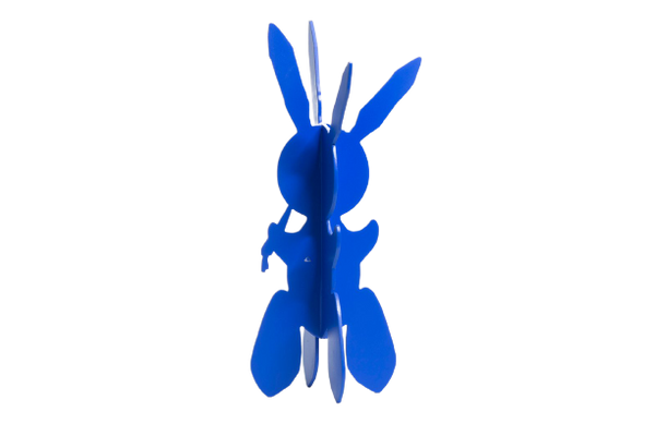 Koons Bunny Inspired Metal Sculpture