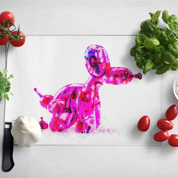 Balloon Dog Poop Chopping Board