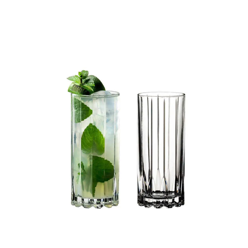 Drink Specific Highball Ball Glasses Set of  2