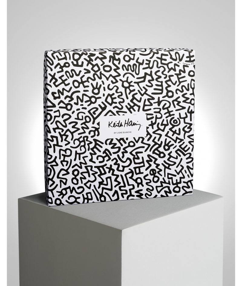 Keith Haring ”Black Pattern” Porcelain Plate