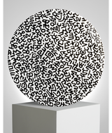 Keith Haring ”Black Pattern” Porcelain Plate