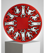 Keith Haring ”White On Red” Porcelain Plate