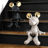 Limited Mickey Take 2 Gold By Kelly Hoppen - Sculpture
