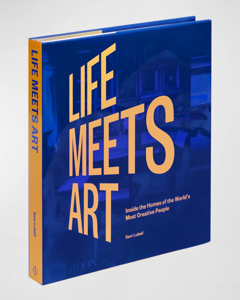 Life Meets Art Blue - Book