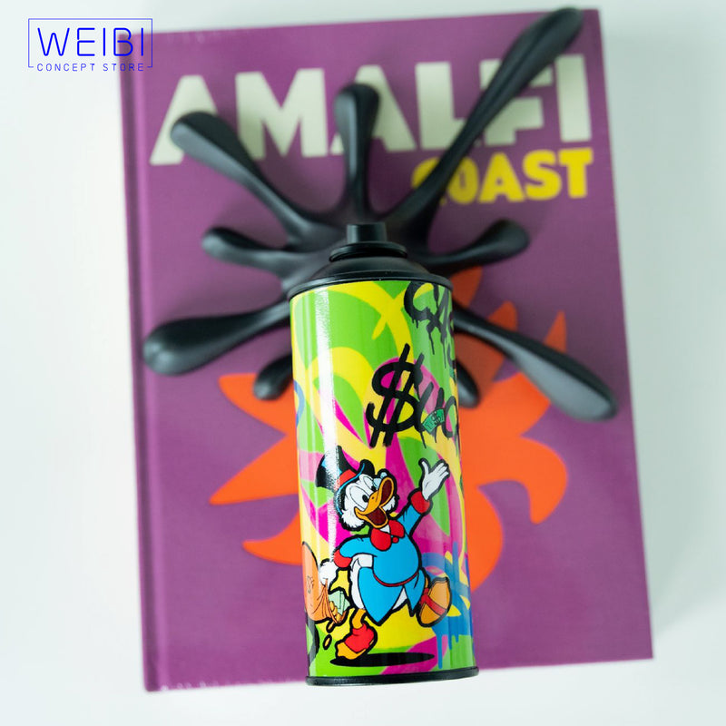 Graffiti Monopy Splash - Spray Can Sculpture