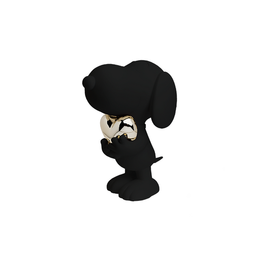 Snoopy Heart - Sculpture