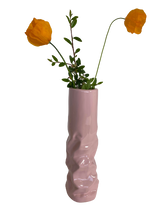 Crushed Tube Flower Vase