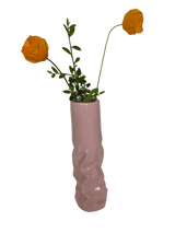 Crushed Tube Flower Vase