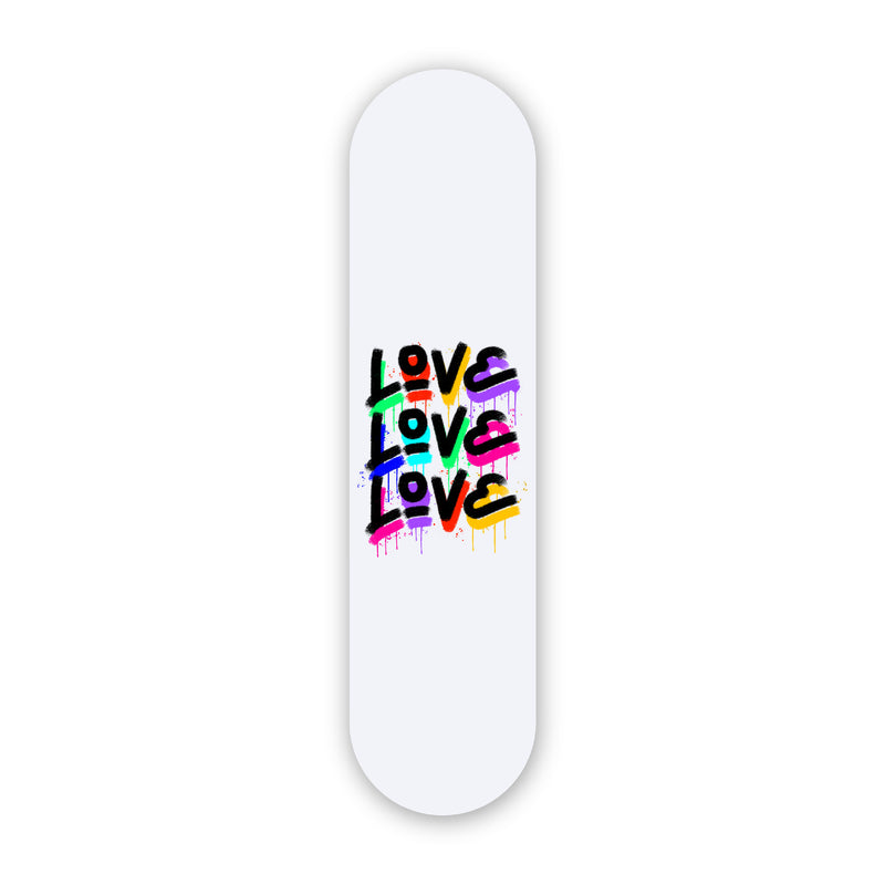 Love In Color - Acrylic Skate Wall Art