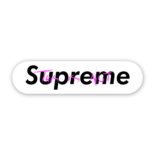 Supreme Inspred - Acrylic Skate Wall Art