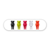 Kaws What Party Inspired White Background- Acrylic Skate Wall Art